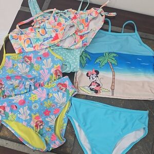 Disney Kids Swimwear Set - Blue, Pink, Green